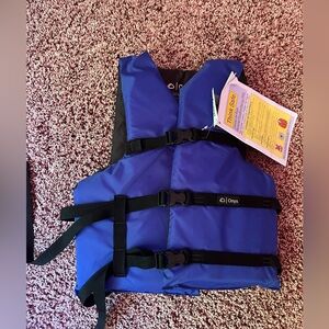 NWT Blue Adult life jacket